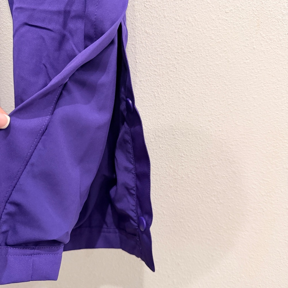 NEW Nike Womens Dri-FIT Football Training Pants Purple Snap Cuffs Size M - Picture 3 of 9